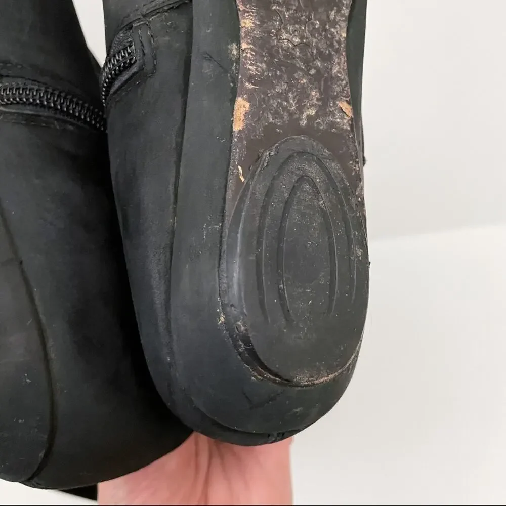 Gentle Souls by Kenneth Cole Black Laser Cut Boots